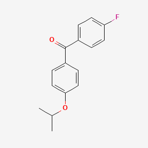 (4-Fluorophenyl)-(4-isopropoxyphenyl)-methanone