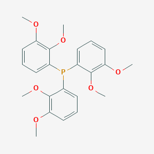 molecular formula C24H27O6P B14620241 Tris(2,3-dimethoxyphenyl)phosphane CAS No. 58760-37-5