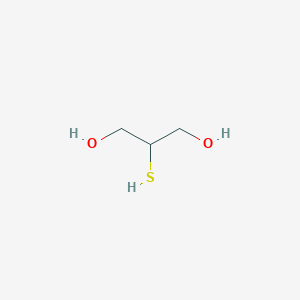 molecular formula C3H8O2S B14620283 1,3-Propanediol, 2-mercapto- CAS No. 59129-78-1