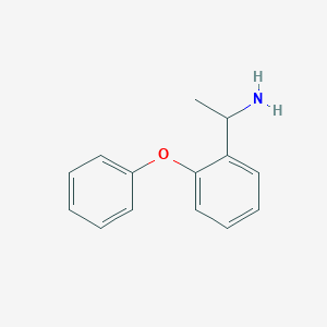 1-(2-Phenoxyphenyl)ethan-1-amine