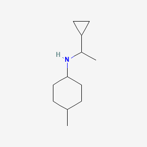 (1r,4r)-N-(1-cyclopropylethyl)-4-methylcyclohexan-1-amine