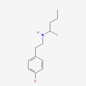 molecular formula C13H20FN B1462035 [2-(4-Fluorophenyl)ethyl](pentan-2-yl)amine CAS No. 1019577-72-0