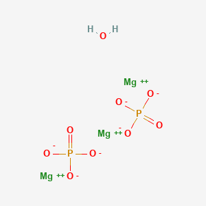molecular formula H2Mg3O9P2 B146204 Magnesium phosphate hydrate CAS No. 53408-95-0