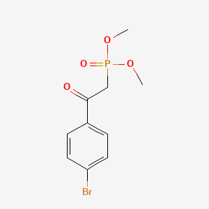 molecular formula C10H12BrO4P B14620454 Dimethyl [2-(4-bromophenyl)-2-oxoethyl]phosphonate CAS No. 57057-08-6