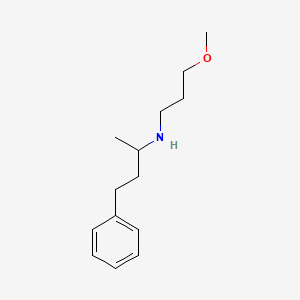 molecular formula C14H23NO B1462057 N-(3-methoxypropyl)-4-phenylbutan-2-amine CAS No. 1042578-29-9