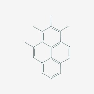 molecular formula C20H18 B14620636 1,2,3,4-Tetramethylpyrene CAS No. 60826-75-7