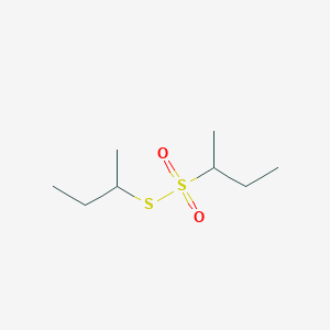 molecular formula C8H18O2S2 B14620672 S-Butan-2-yl butane-2-sulfonothioate CAS No. 59917-28-1