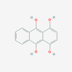 molecular formula C14H10O4 B146207 Anthracene-1,4,9,10-tetraol CAS No. 476-60-8
