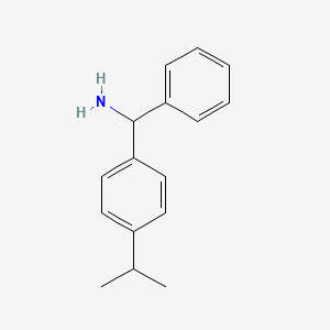 molecular formula C16H19N B1462070 C-(4-Isopropyl-phenyl)-C-phenyl-methylamine CAS No. 740028-54-0