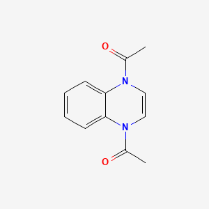molecular formula C12H12N2O2 B14620854 1,4-Diacetyl-1,4-dihydroquinoxaline CAS No. 60389-44-8