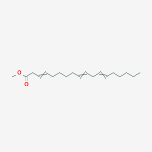 molecular formula C19H32O2 B14620877 Methyl octadeca-3,9,12-trienoate CAS No. 59148-99-1