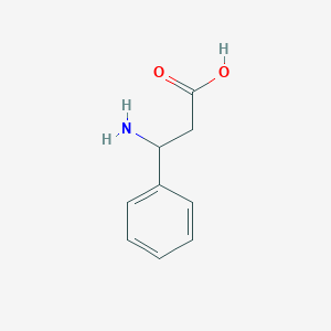 molecular formula C₁₃H₁₅BrN₂O₄ B146209 3-Amino-3-phenylpropanoic acid CAS No. 614-19-7