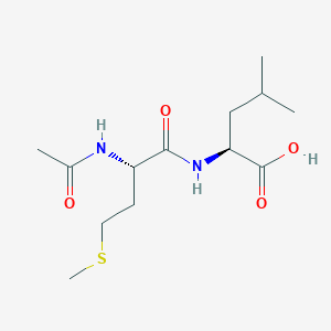 molecular formula C13H24N2O4S B14620938 N-Acetyl-L-methionyl-L-leucine CAS No. 60461-05-4