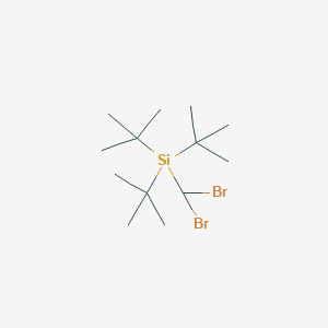 molecular formula C13H28Br2Si B14620943 Tri-tert-butyl(dibromomethyl)silane CAS No. 57607-03-1