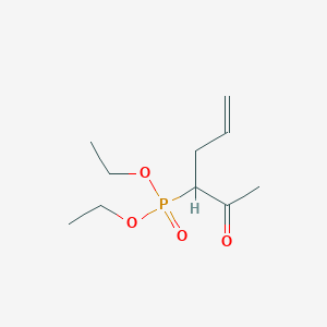 molecular formula C10H19O4P B14620995 3-Diethoxyphosphoryl-hex-5-en-2-one CAS No. 57648-58-5