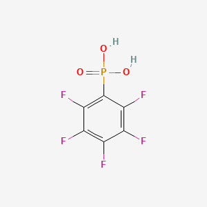 molecular formula C6H2F5O3P B14621036 Pentafluorophenylphosphonic acid CAS No. 56875-35-5