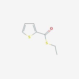 molecular formula C7H8OS2 B14621193 S-ethyl thiophene-2-carbothioate CAS No. 59020-95-0