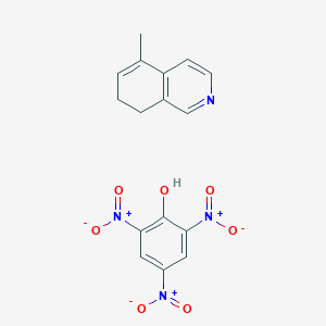 molecular formula C16H14N4O7 B14621208 5-Methyl-7,8-dihydroisoquinoline;2,4,6-trinitrophenol CAS No. 60499-07-2