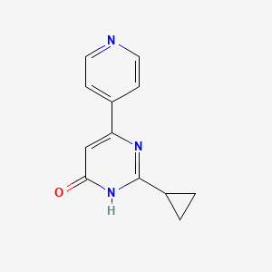 2-Cyclopropyl-6-(pyridin-4-yl)pyrimidin-4-ol