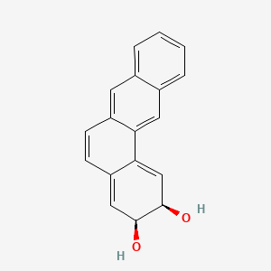 molecular formula C18H14O2 B14621244 Benz(a)anthracene-2,3-diol, 2,3-dihydro-, Cis- CAS No. 58409-56-6