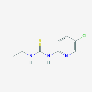 molecular formula C8H10ClN3S B14621271 N-(5-Chloropyridin-2-yl)-N'-ethylthiourea CAS No. 59180-94-8