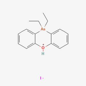 molecular formula C16H19AsIO B14621319 CID 78066319 