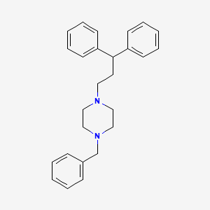 molecular formula C26H30N2 B14621322 1-Benzyl-4-(3,3-diphenylpropyl)piperazine CAS No. 58078-74-3