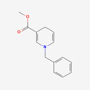 molecular formula C14H15NO2 B14621329 Methyl 1-benzyl-1,4-dihydropyridine-3-carboxylate CAS No. 57355-62-1
