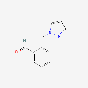 2-(1h-Pyrazol-1-ylmethyl)benzaldehyde