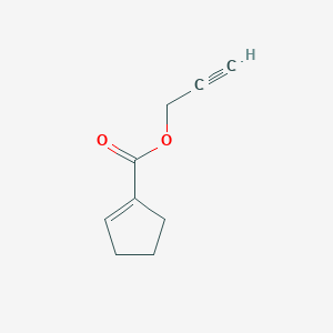 molecular formula C9H10O2 B14621357 Prop-2-yn-1-yl cyclopent-1-ene-1-carboxylate CAS No. 59253-94-0