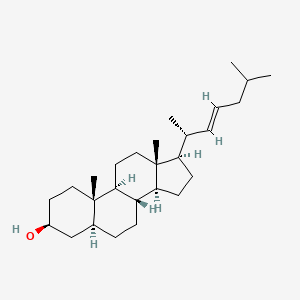 molecular formula C27H46O B14621377 5alpha-cholest-22E-en-3beta-ol CAS No. 58560-38-6