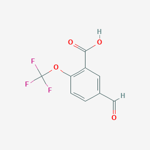 5-Formyl-2-(trifluoromethoxy)benzoic acid