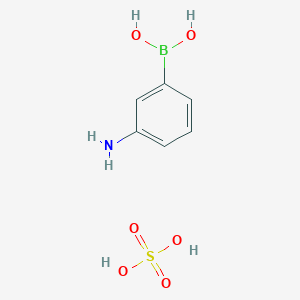 molecular formula C12H18B2N2O8S B146215 3-Aminophenylboronic Acid Hemisulfate CAS No. 66472-86-4