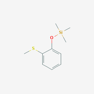 molecular formula C10H16OSSi B14621518 Trimethyl[2-(methylsulfanyl)phenoxy]silane CAS No. 58952-75-3
