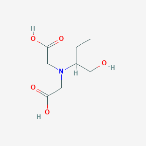 molecular formula C8H15NO5 B14621533 2,2'-[(1-Hydroxybutan-2-yl)azanediyl]diacetic acid CAS No. 59881-65-1