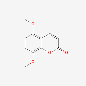 molecular formula C11H10O4 B14621606 5,8-Dimethoxycoumarin CAS No. 57585-52-1