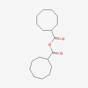 molecular formula C18H30O3 B14621613 Cyclooctanecarboxylic anhydride CAS No. 58162-22-4