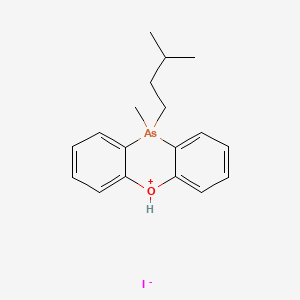 molecular formula C18H23AsIO B14621672 CID 78066316 