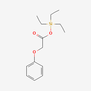 molecular formula C14H22O3Si B14621707 Triethylsilyl phenoxyacetate CAS No. 57355-80-3