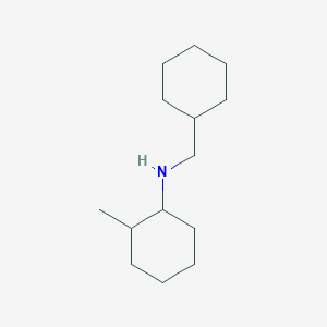 molecular formula C14H27N B1462172 N-(cyclohexylmethyl)-2-methylcyclohexan-1-amine CAS No. 1036529-63-1