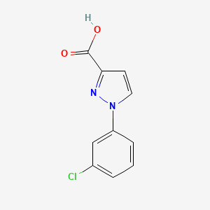 1-(3-chlorophenyl)-1H-pyrazole-3-carboxylic acid
