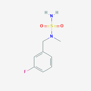 N-[(3-fluorophenyl)methyl]-N-methylaminosulfonamide
