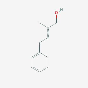 molecular formula C11H14O B14621764 2-Methyl-4-phenylbut-2-en-1-ol CAS No. 58732-17-5