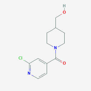 [1-(2-Chloropyridine-4-carbonyl)piperidin-4-yl]methanol