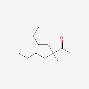 molecular formula C12H24O B14621809 3-Butyl-3-methylheptan-2-one CAS No. 58766-09-9