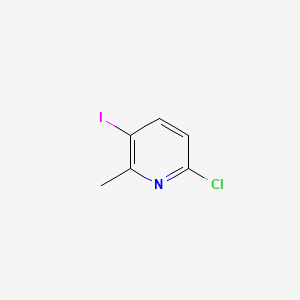 molecular formula C6H5ClIN B1462186 6-Chloro-3-iodo-2-methylpyridine CAS No. 249291-79-0