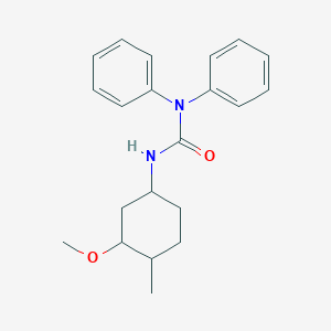 molecular formula C21H26N2O2 B14621914 N'-(3-Methoxy-4-methylcyclohexyl)-N,N-diphenylurea CAS No. 59477-66-6