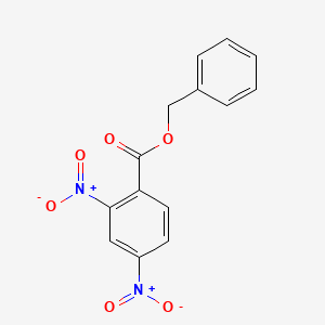 molecular formula C14H10N2O6 B14621981 Benzyl 2,4-dinitrobenzoate CAS No. 60249-50-5