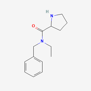 molecular formula C14H20N2O B1462201 N-benzyl-N-ethylpyrrolidine-2-carboxamide CAS No. 1132880-62-6