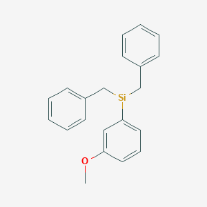 molecular formula C21H21OSi B14622186 Dibenzyl(3-methoxyphenyl)silyl CAS No. 58210-84-7